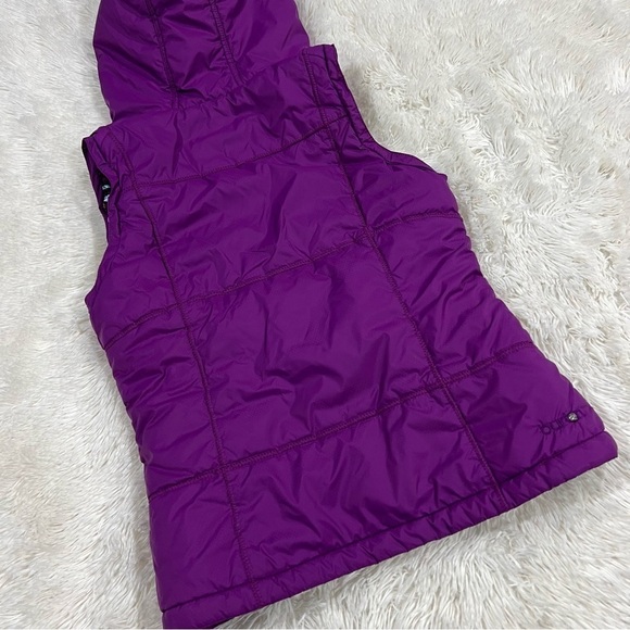 BURTON Dry Ride Purple Snowboard Puffer Hooded Vest Small - Picture 8 of 12